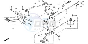 VF750C drawing PEDAL