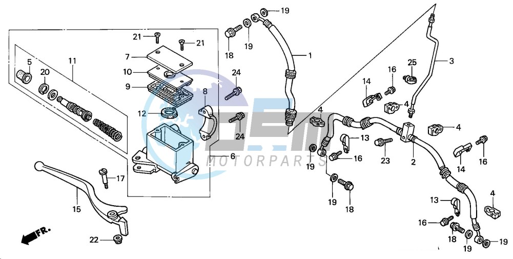 FR. BRAKE MASTER CYLINDER