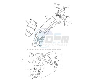 YBR 125 drawing FENDER