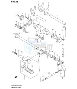 VZ1500L0 drawing GEAR SHIFTING