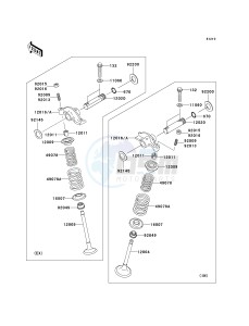 KVF 360 A [PRAIRIE 360 4X4] (A6F-A9F) A7F drawing VALVE-- S- -