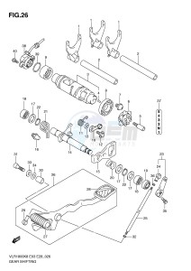 VLR1800 (E3-E28) drawing GEAR SHIFTING