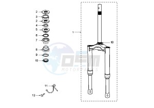 LUDIX 14 CLASSIC - 50 cc drawing FRONT FORK