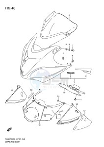 GSX1300R (E50) Hayabusa drawing COWLING BODY