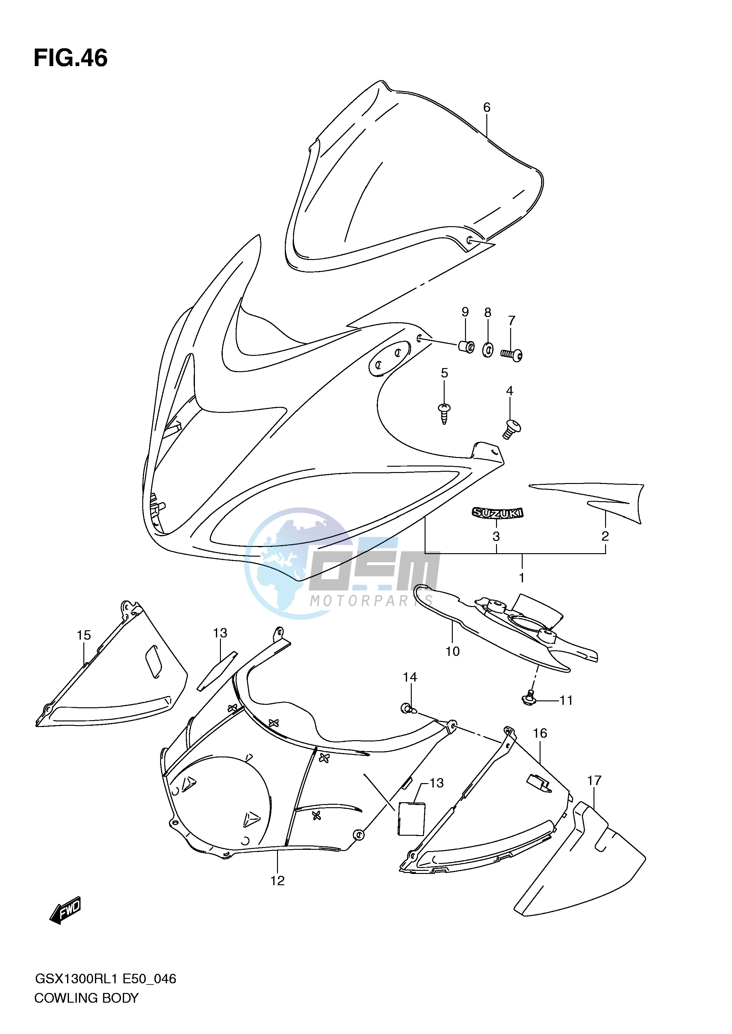 COWLING BODY