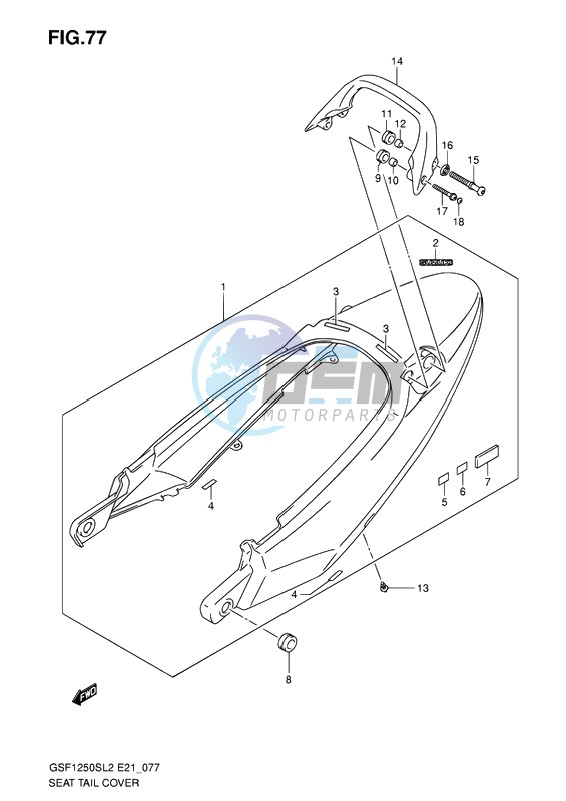 SEAT TAIL COVER