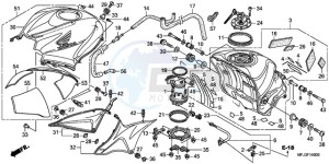 CBR600RR9 U / MME SPC 2U drawing FUEL TANK