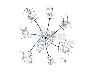 HW XENTER 125 drawing ELECTRICAL DEVICES