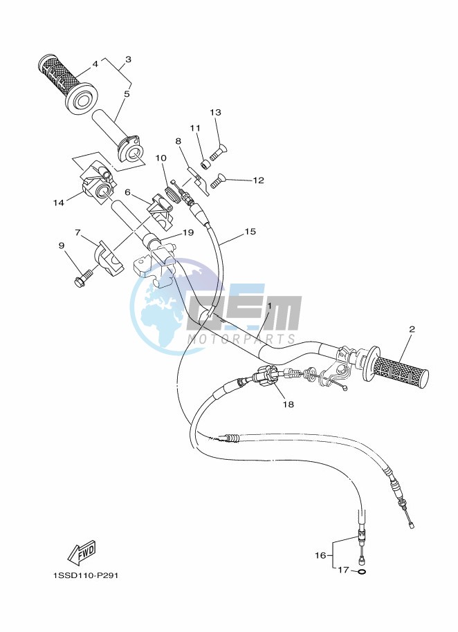 STEERING HANDLE & CABLE