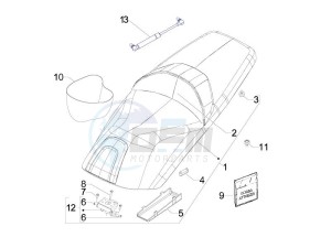 GP 800 drawing Saddle seats - Tool roll