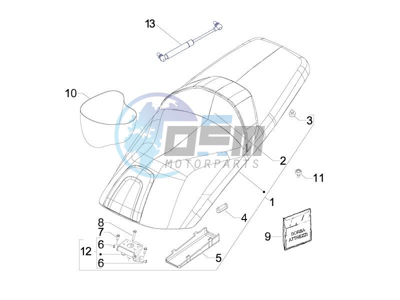 Saddle seats - Tool roll