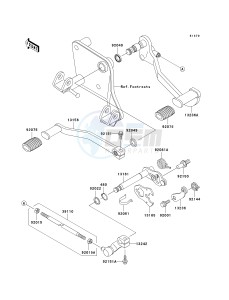 VN 800 G [VULCAN 800 DRIFTER] (E1-E5) [VULCAN 800 DRIFTER] drawing GEAR CHANGE MECHANISM