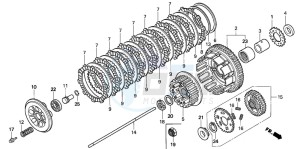 VF750C2 drawing CLUTCH