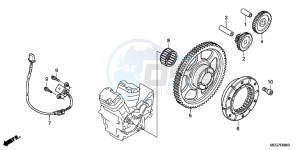 VT750C2BB Shadow E drawing STARTING CLUTCH