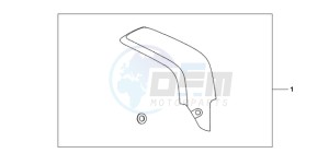 CBR600RA9 Korea - (KO / ABS) drawing CARBON FIBER EXHAUST GUARD