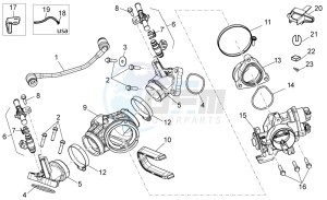 NA Mana 850 drawing Throttle body