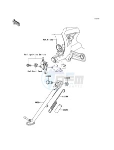 ER-6f EX650A6F GB XX (EU ME A(FRICA) drawing Stand(s)