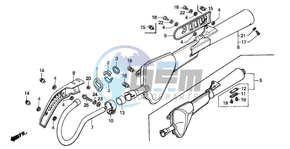 EXHAUST MUFFLER