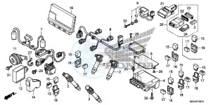 VFR1200XDC drawing SUB HARNESS