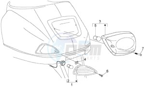 LX 150 USA drawing Rear Tail light