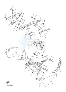 YZF-R1 998 R1 (2CR1 2CR2) drawing COWLING 3