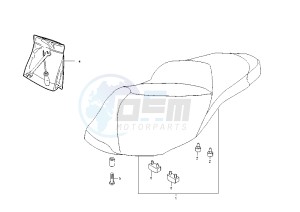 Beverly RST 125 drawing Saddle