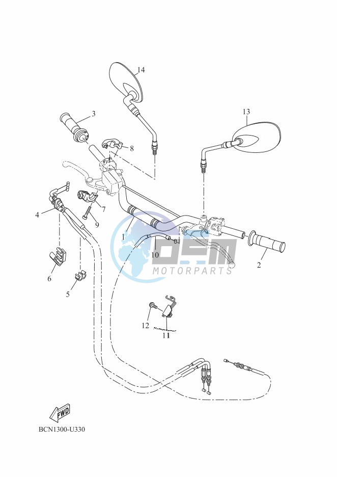 STEERING HANDLE & CABLE