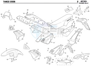 TANGO-125-YELLOW drawing COWLING