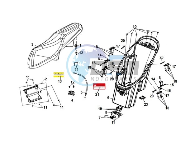 SEAT LUGGAGE BOX