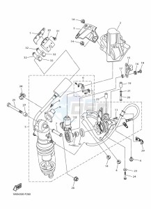 FJR1300-AE (B96S) drawing REAR SUSPENSION