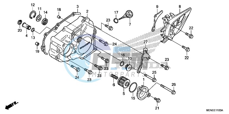 LEFT CRANKCASE COVER