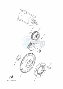 YFM700FWAD YFM7NGPLK (B4FR) drawing STARTER CLUTCH