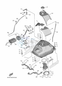 CZD300-A XMAX 300 (BMK1) drawing OIL PUMP