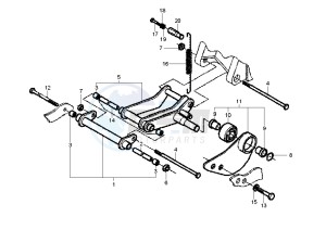 Fly 150 drawing Swinging arm