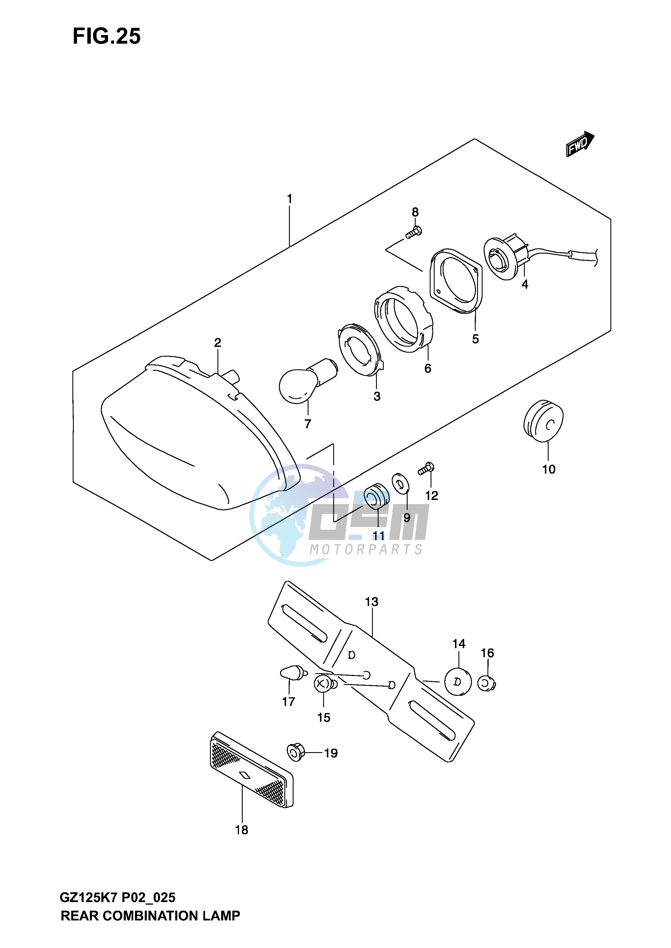 REAR COMBINATION LAMP