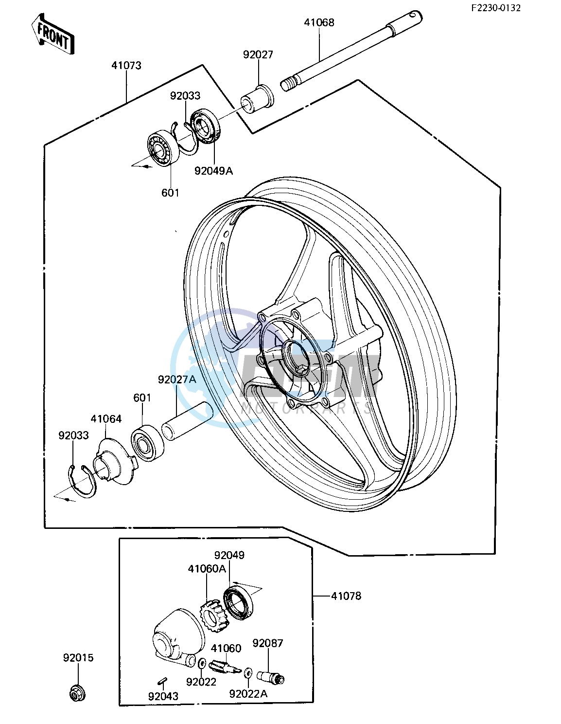 FRONT WHEEL_HUB