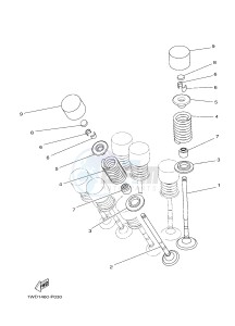 YZF-R3 YZF-R3A 321 R3 (BR51 BR52) drawing VALVE