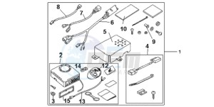 FJS400D9 Europe Direct - (ED) drawing G-KIT SECURITY SYS