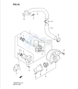 VZ800K9 drawing WATER PUMP