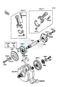 VN 1500 A [VULCAN 1500] (A10-A13) [VULCAN 1500] drawing CRANKSHAFT