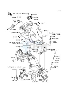 VERSYS KLE650B9F GB XX (EU ME A(FRICA) drawing Fuel Tank