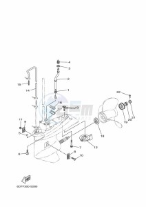 F80BETX drawing LOWER-CASING-x-DRIVE-2