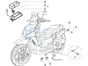 Beverly 125 drawing Main cable harness