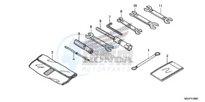 VFR1200XF CrossTourer - VFR1200X 2ED - (2ED) drawing TOOL