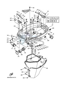 F115AETX drawing BOTTOM-COVER