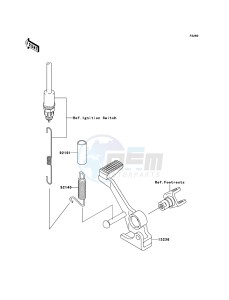 Z750S ZR750-K1H FR GB XX (EU ME A(FRICA) drawing Brake Pedal