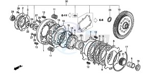 XR70R drawing CLUTCH