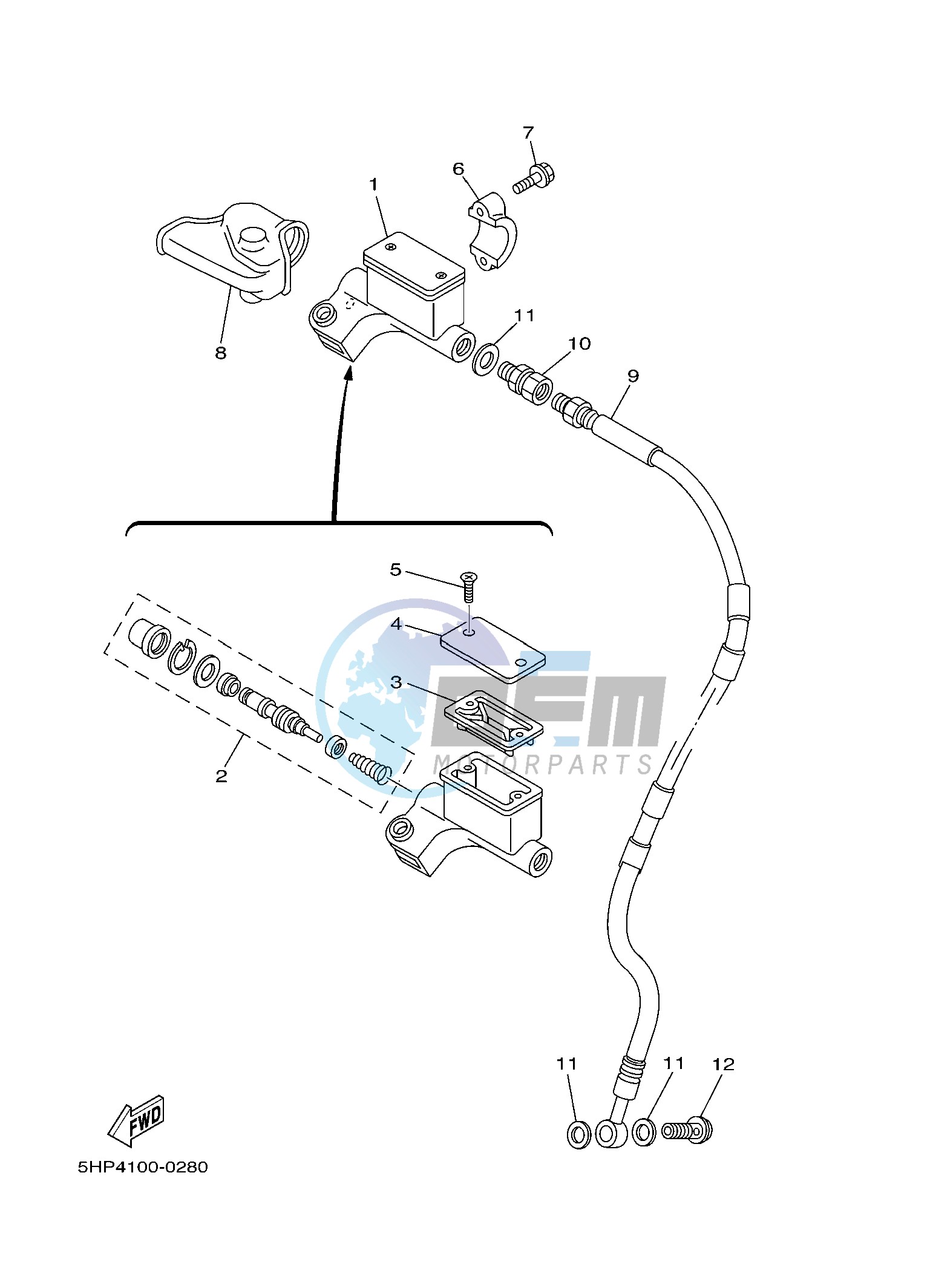 FRONT MASTER CYLINDER