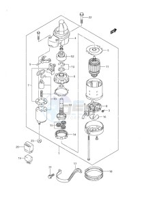 DF 9.9 drawing Starting Motor