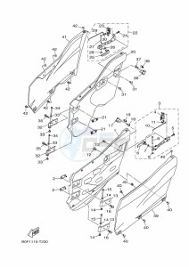 YXZ1000E YXZ1000R SS (B5JF) drawing SIDE COVER 3